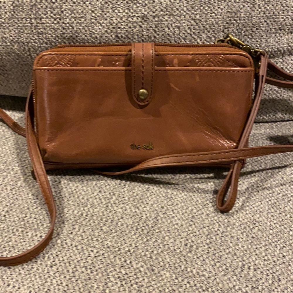 The Sak wallet in brown leather